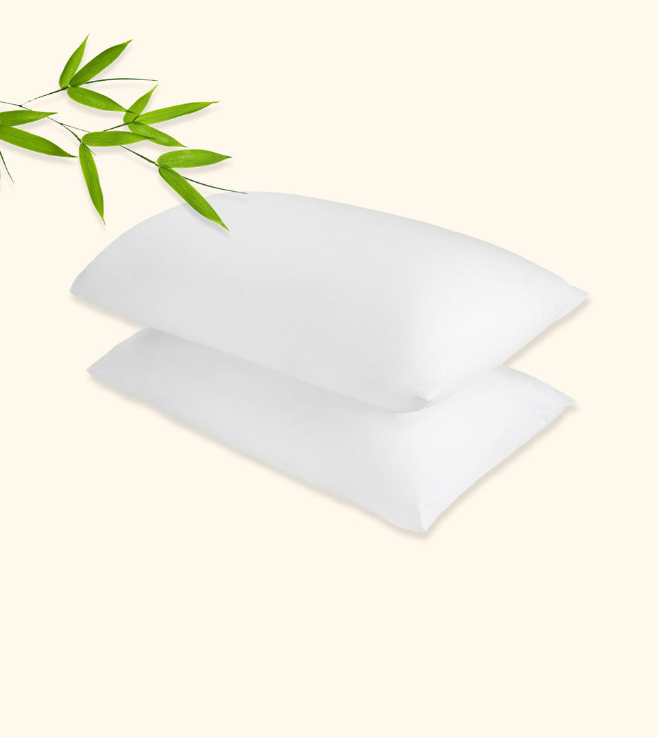 White Bamboo Pillowcase Set - MASTER WOO