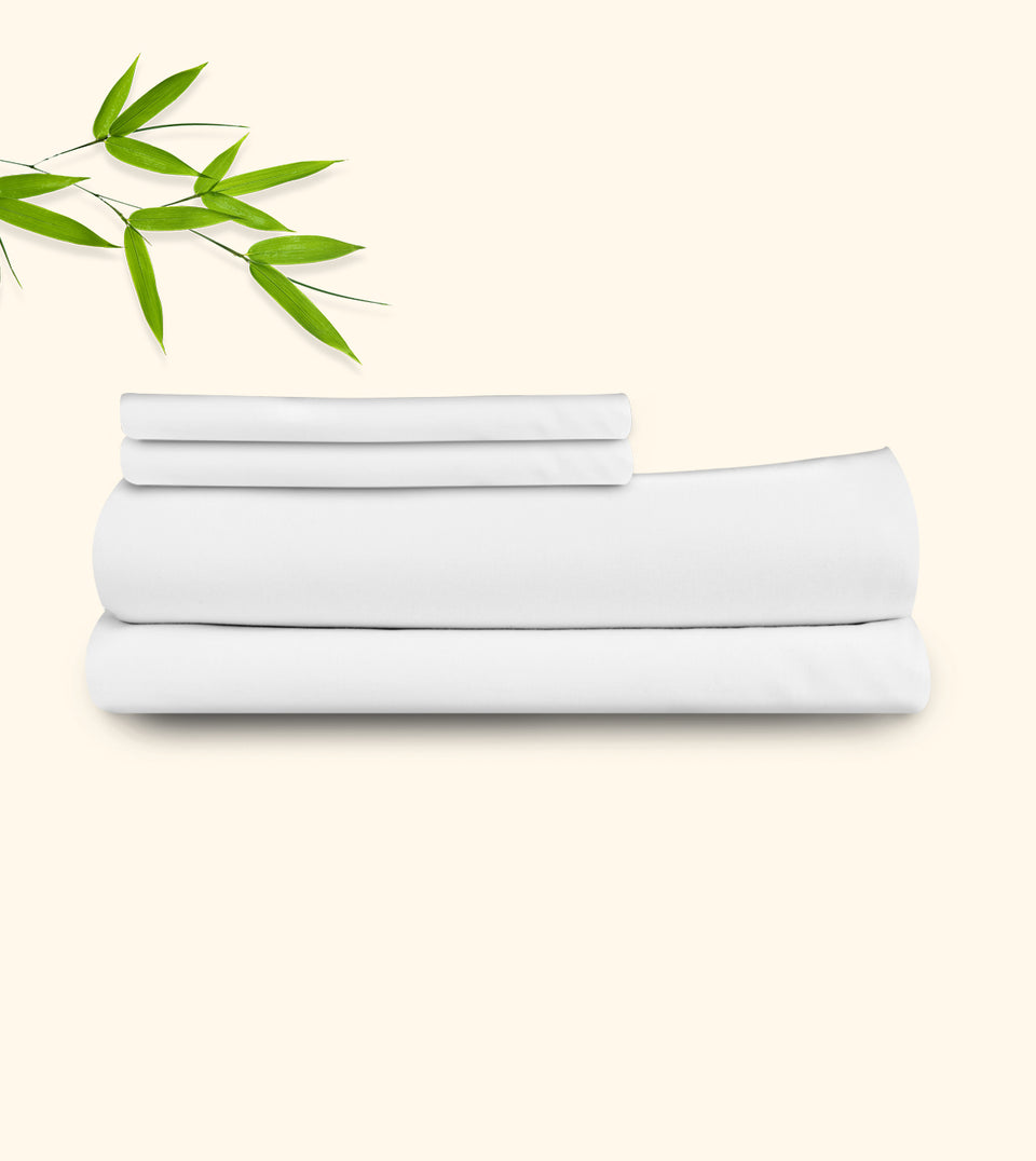 White Bamboo Sheet Set - MASTER WOO